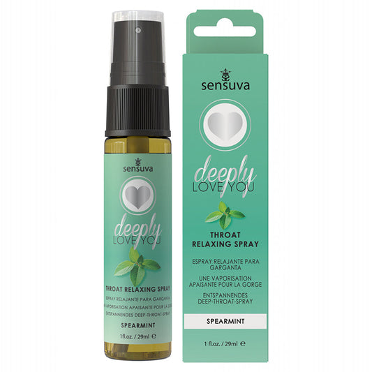 Sensuva Deeply Love You Throat Relaxing Spray-Spearmint 1oz