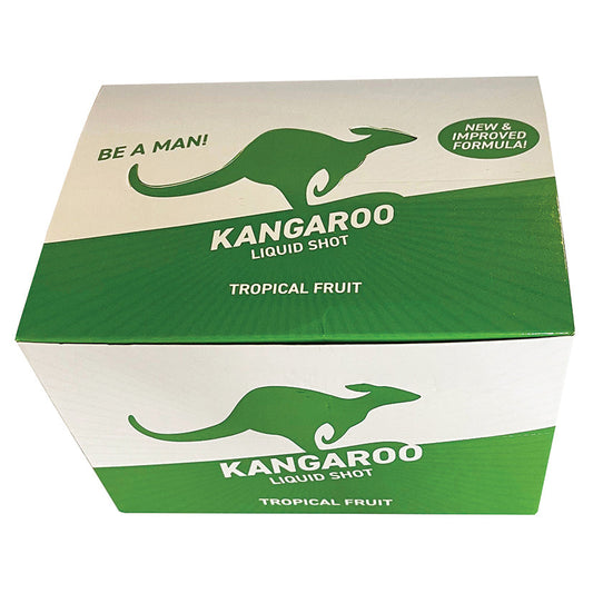 Kangaroo Male Enhancement Shot-Tropical Fruit Display of 12