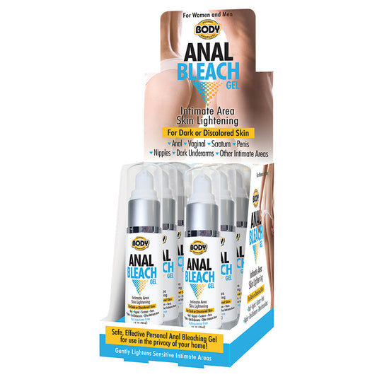 Anal Bleach Gel 1oz Display of 6