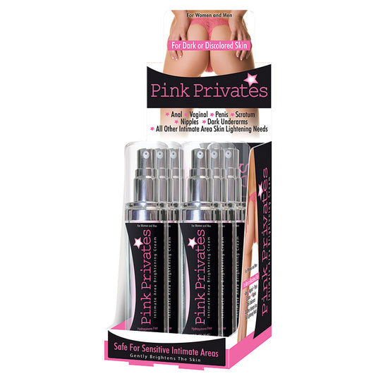 Pink Privates Lightening Cream 1oz Display of 6