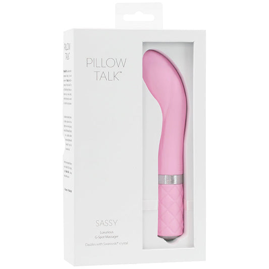 Pillow Talk Sassy G-Spot Massager-Pink 7.75