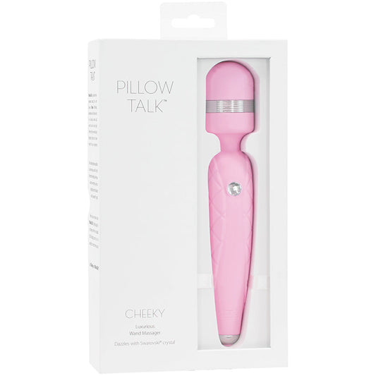 Pillow Talk Cheeky Wand Massager-Pink