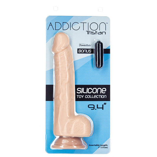 Addiction Tristan Silicone Dildo-Beige...