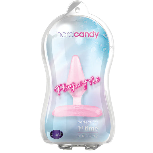 Play With Me Hard Candy Anal Plug-Pink