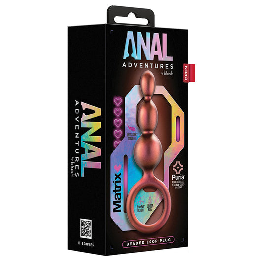 Anal Adventures Matrix Beaded Loop Plu...