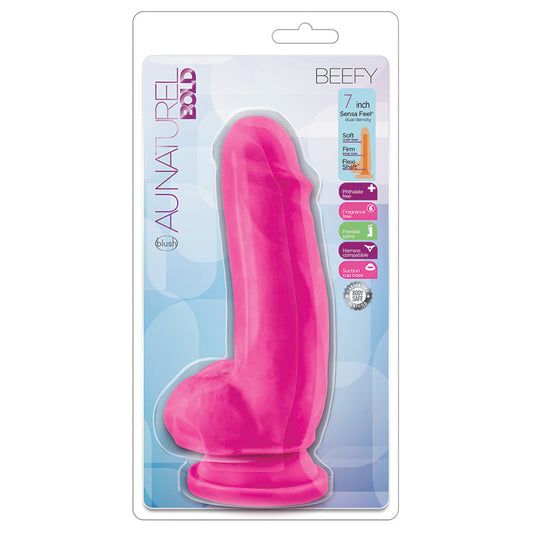 Au Naturel Bold Beefy Dildo-Pink 7