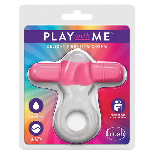 Play with Me Delight Vibrating C-Ring-Pink