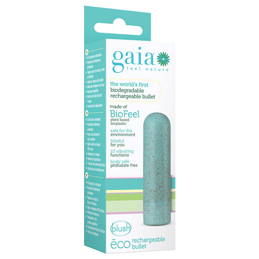 Gaia Eco Rechargeable Bullet Aqua