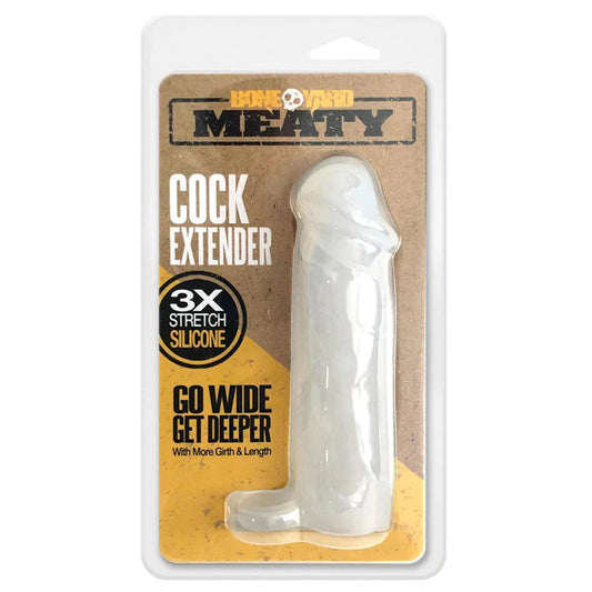 Boneyard Meaty Cock Extender-Clear