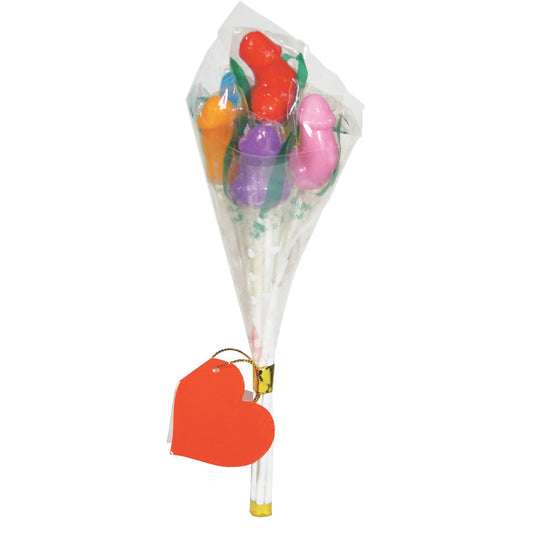 Bouquet Pecker Candy 6pc (Bulk)