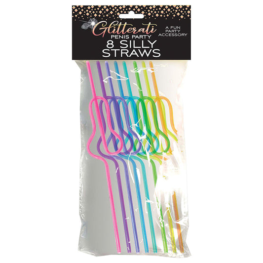 Glitterati Silly Penis Straws Pack of ...