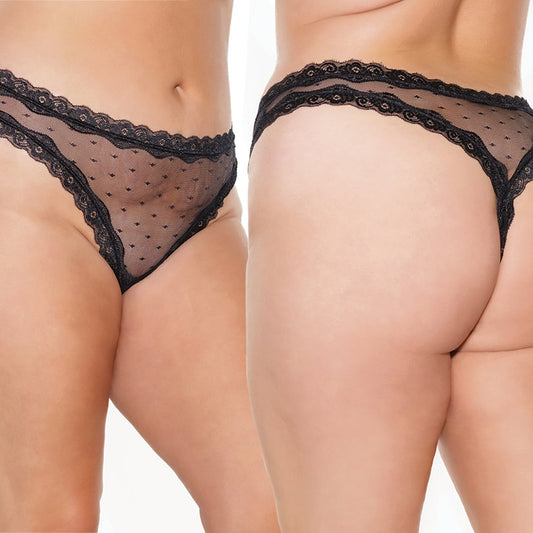 Coquette Panty-Black O/S X