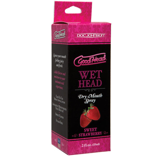 GoodHead Wet Head Dry Mouth Spray-Strawberry 2oz