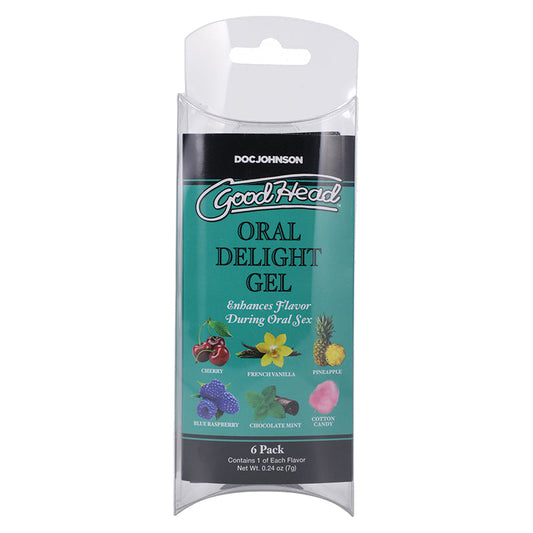 GoodHead Oral Delight Gel Pack of 6 0.24oz