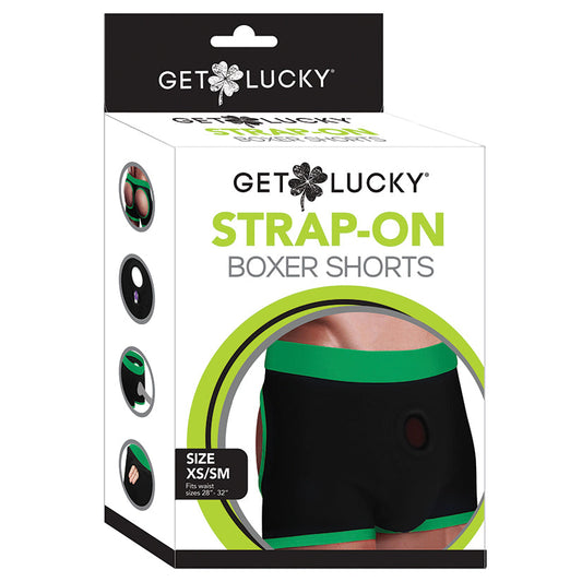 Get Lucky Strap-On Boxer Shorts XS/S