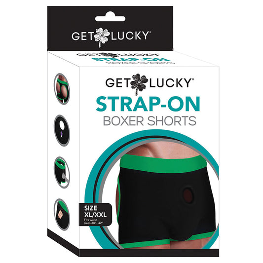 Get Lucky Strap-On Boxer Shorts XL/XXL