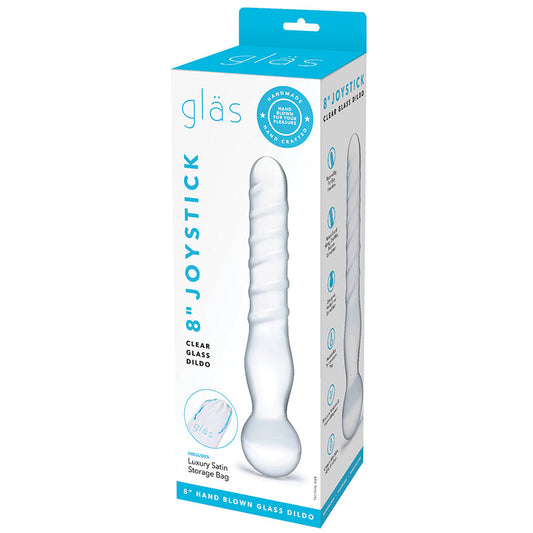 Glas Joystick Clear Glass Dildo-Clear 8