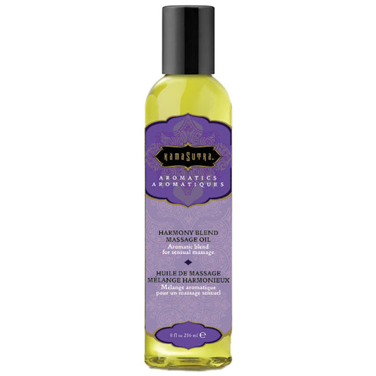 Kama Sutra Aromatic Massage Oil-Harmony Blend 8oz