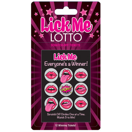 Lick Me Lotto Scratch Off Tickets 12 Pack