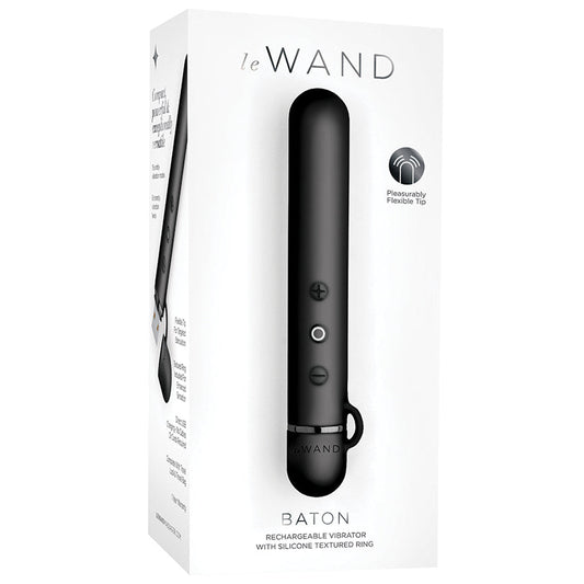 Le Wand Chrome Baton-Black