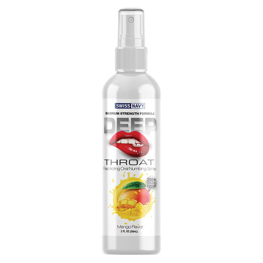 Swiss Navy Deep Throat Spray-Mango 2oz