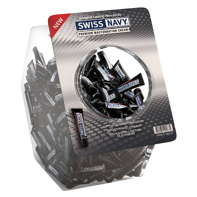 Swiss Navy¬® Masturbation Cream 10ml Bowl of 100