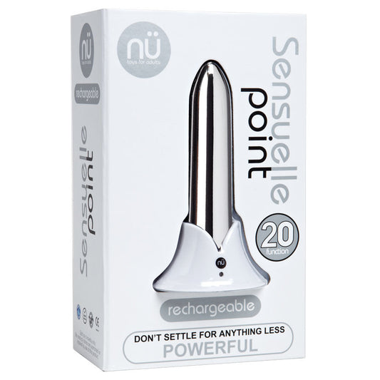 Sensuelle Point Rechargeable Bullet-Silver