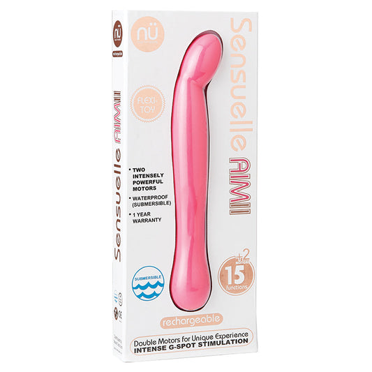 Sensuelle Aimii 15 Function Dual Motor Vibe-Pink