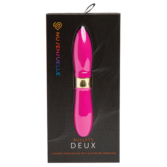 Sensuelle Double Ended Deux Bullet-Magenta