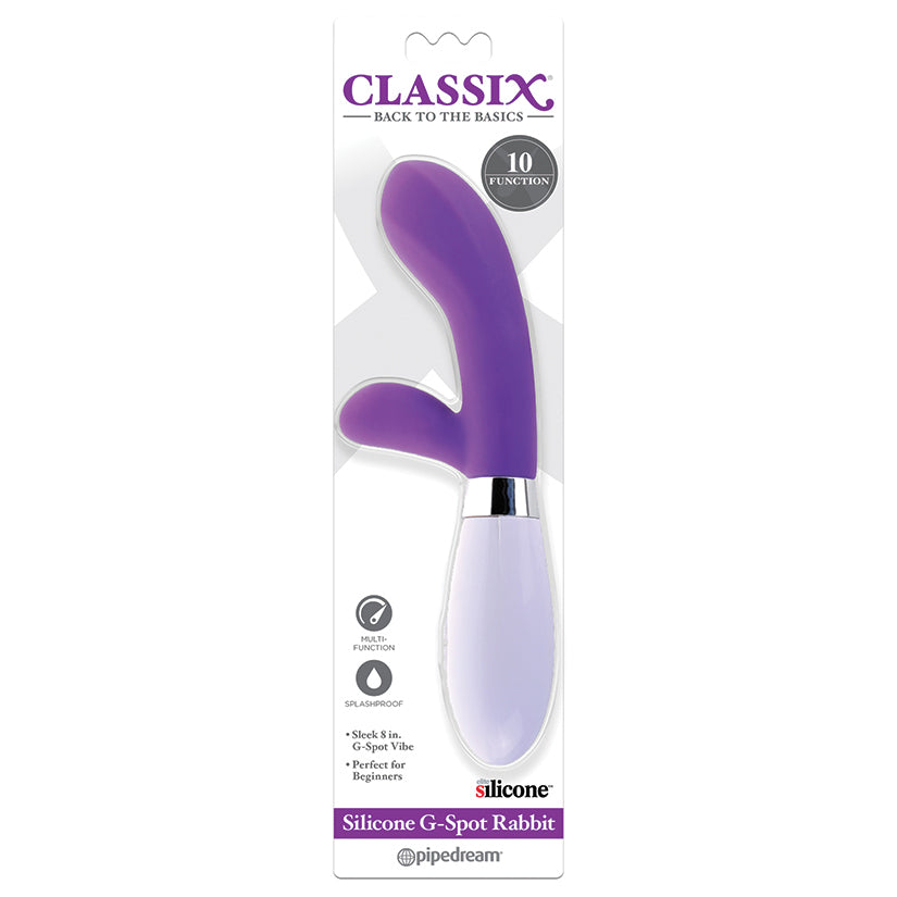 Classix Silicone G-Spot Rabbit-Purple