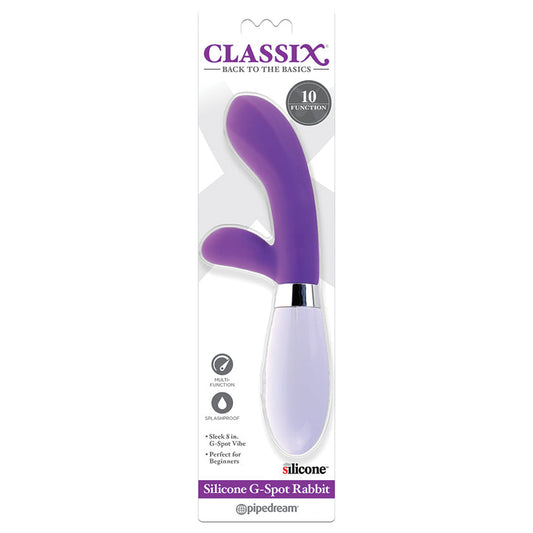 Classix Silicone G-Spot Rabbit-Purple