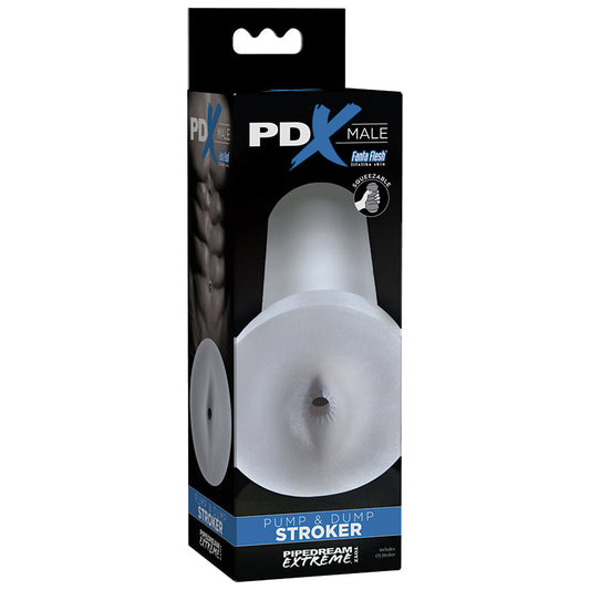 PDX Male Pump & Dump Stroker-Clear