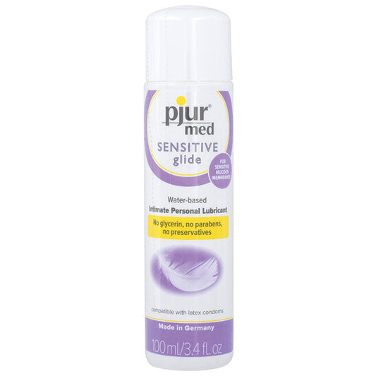 pjur med SENSATIVE Glide Water-based Intimate Personal Lubricant 3.4oz