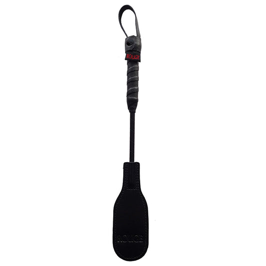 Leather Mini Oval Paddle-Black
