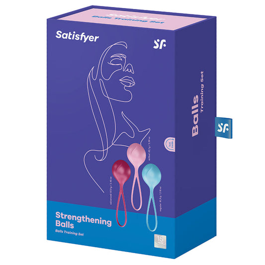 Satisfyer LoveBalls C03 Single-Assorted Colors (Set of 3)