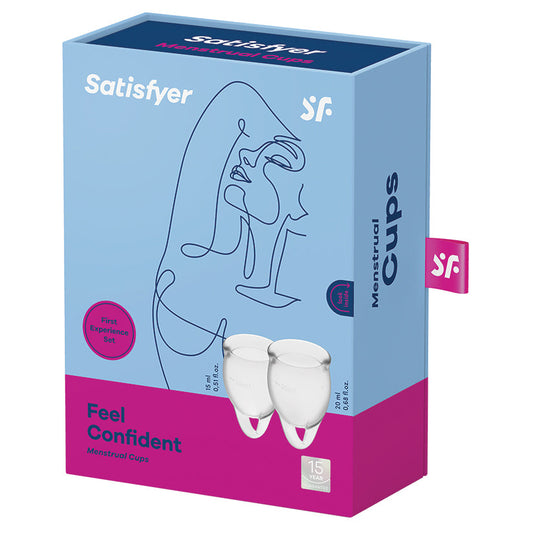 Satisfyer Feel Confident Menstrual Cup-Transparent