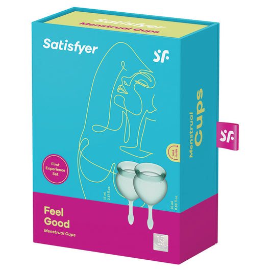 Satisfyer Feel Good Menstrual Cup-Dark Green