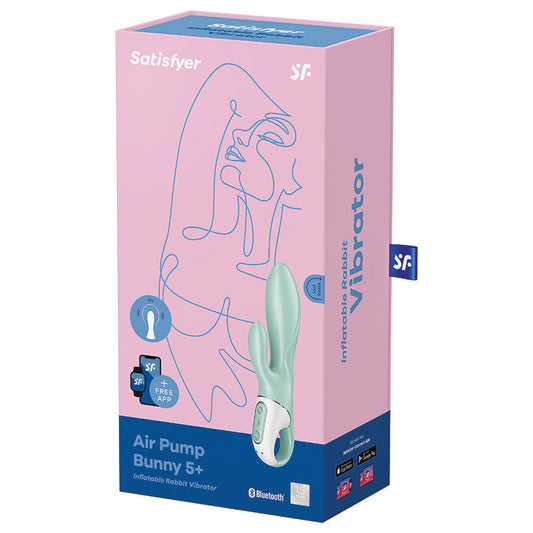 Satisfyer Air Pump Bunny 5+-Mint