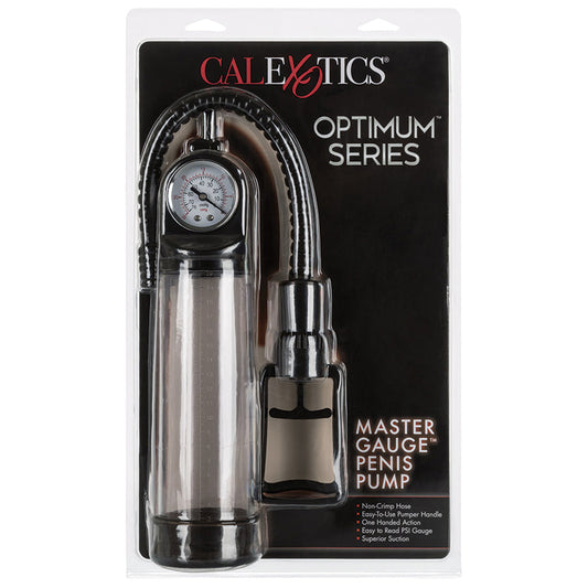 Optimum Series Master Gauge Penis Pump-Clear