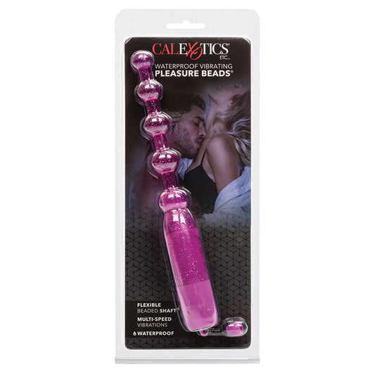 Waterproof Vibrating Pleasure Beads-Purple