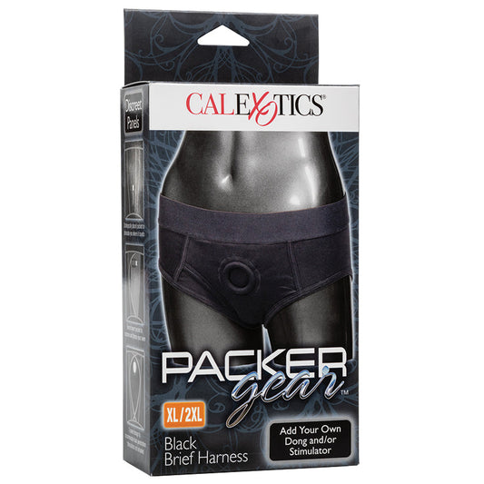 Packer Gear Black Brief Harness XL/2XL