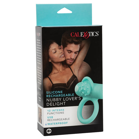 Silicone Rechargeable Nubby Lover's De...