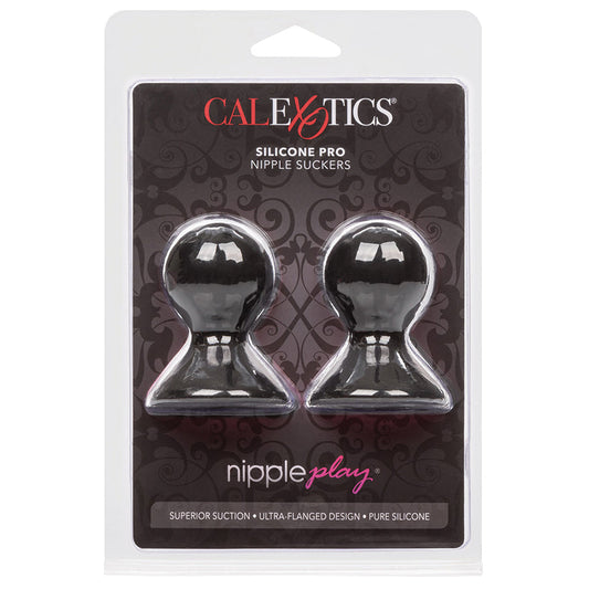 Nipple Play Silicone Pro Nipple Suckers-Black