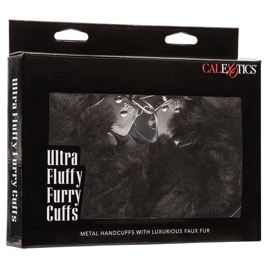 Ultra Fluffy Furry Cuffs-Black