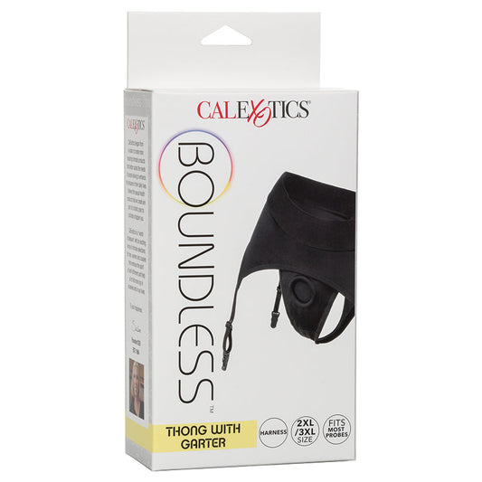 Boundless Thong with Garter-2L/3XL