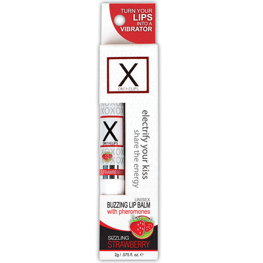 Sensuva X On The Lips Buzzing Lip Balm-Strawberry