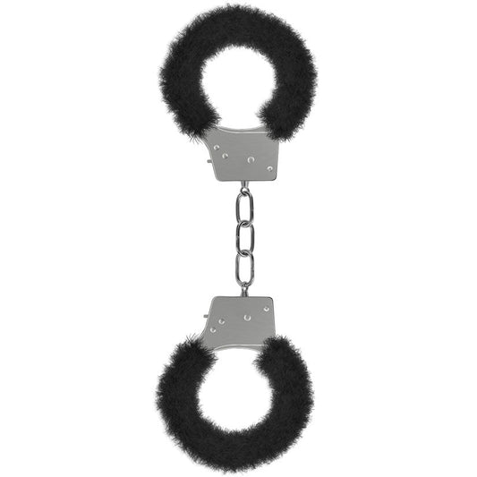 Ouch! Beginner's Furry Handcuffs-Black