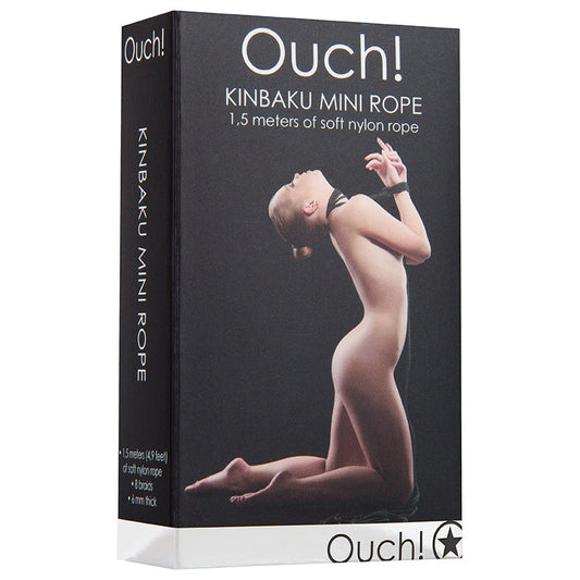 Ouch! Kinbaku Mini Rope-Black