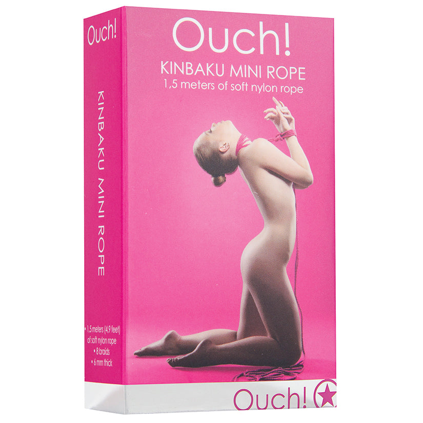 Ouch! Kinbaku Mini Rope-Pink