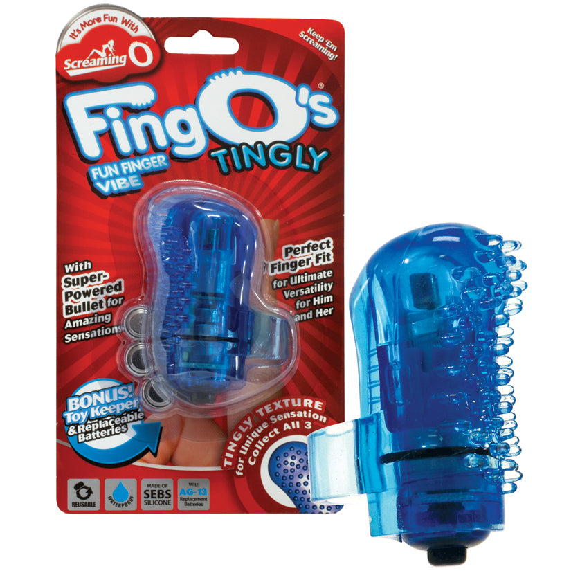 Screaming O FingO's Tingly-Blue 2.5"